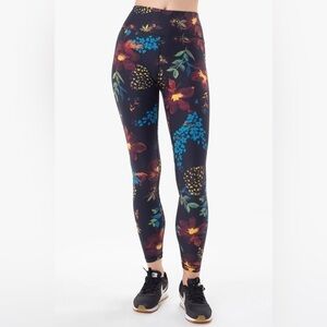 Lole Eliana high rise Leggings - Black Wildflower Sz Small